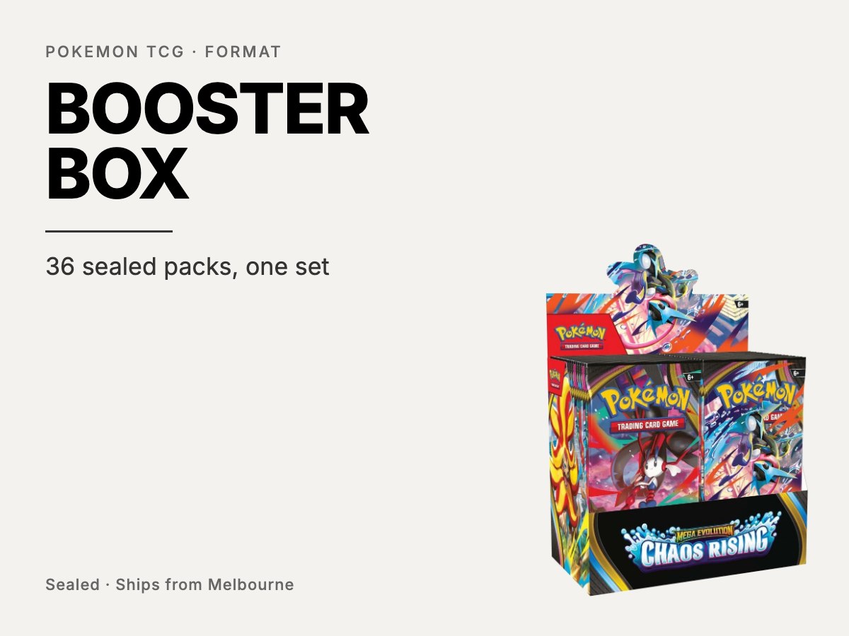 Pokemon TCG booster box format tile