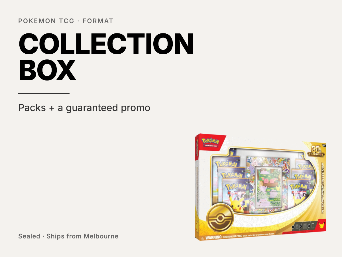 Pokemon TCG collection box format tile