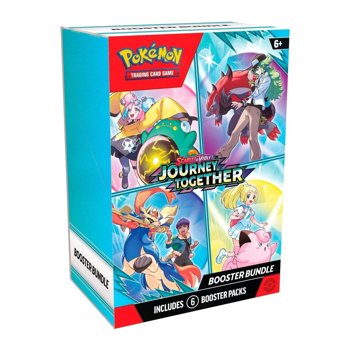 Pokemon TCG Journey Together Booster Bundle box with 6 booster packs