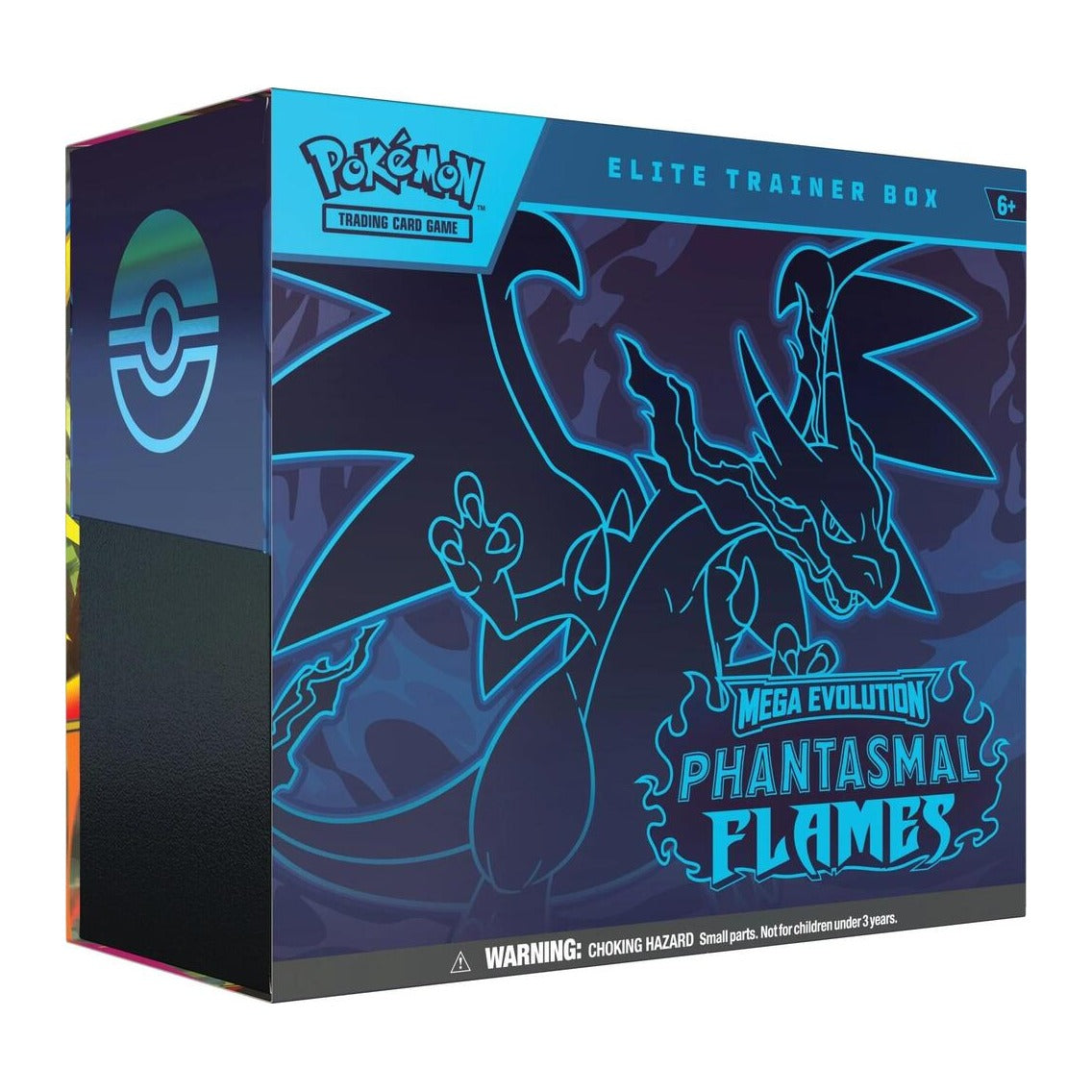 Pokemon TCG Phantasmal Flames Elite Trainer Box, sealed, Mega Charizard X ex cover