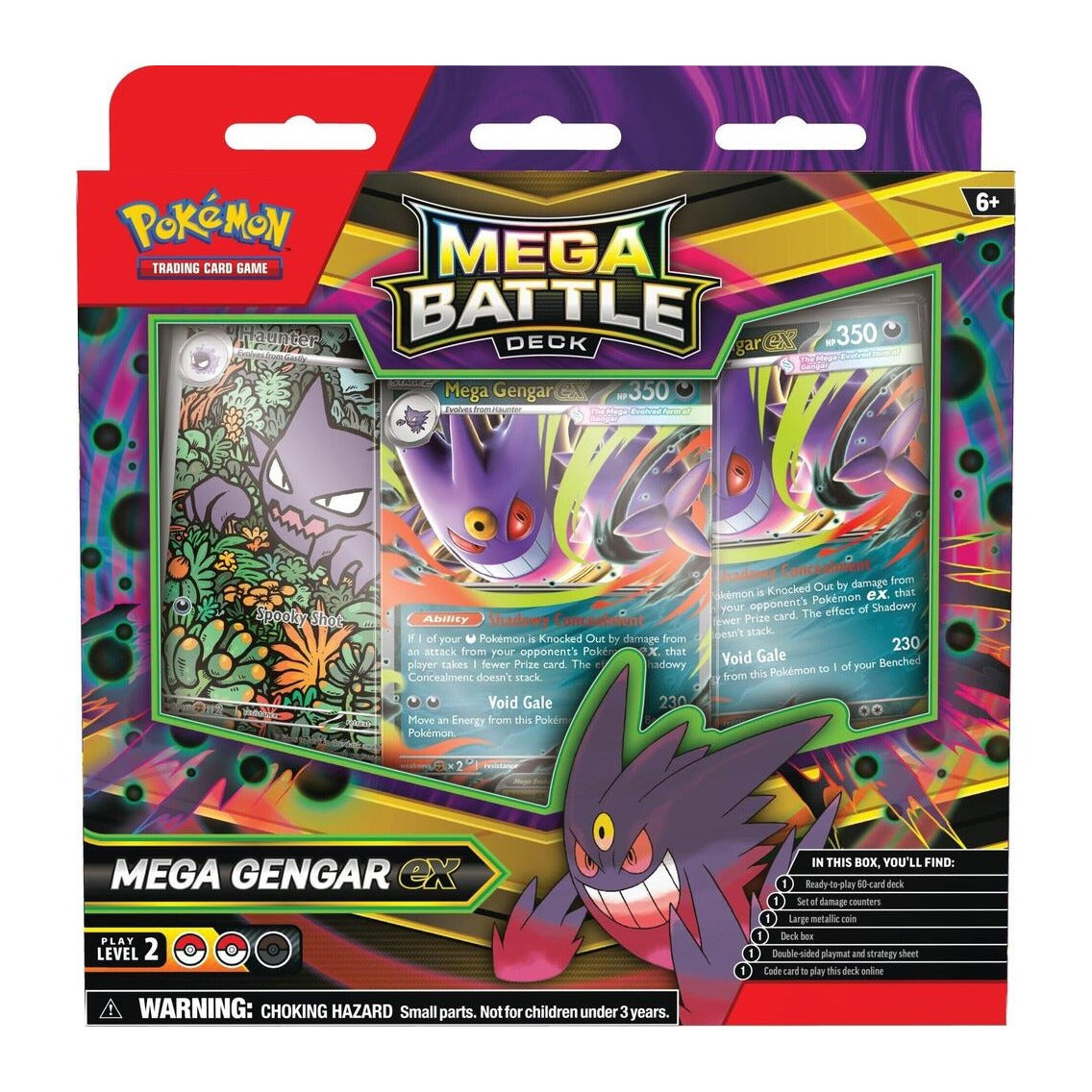 Pokémon TCG Mega Battle Deck Mega Gengar ex sealed box front