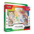 Pokemon TCG First Partner Illustration Collection Series 1 sealed box packshot