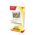 Pokemon TCG 30th Celebration Knock Out Collection box with Eevee promo card, coin and two booster packs, front view