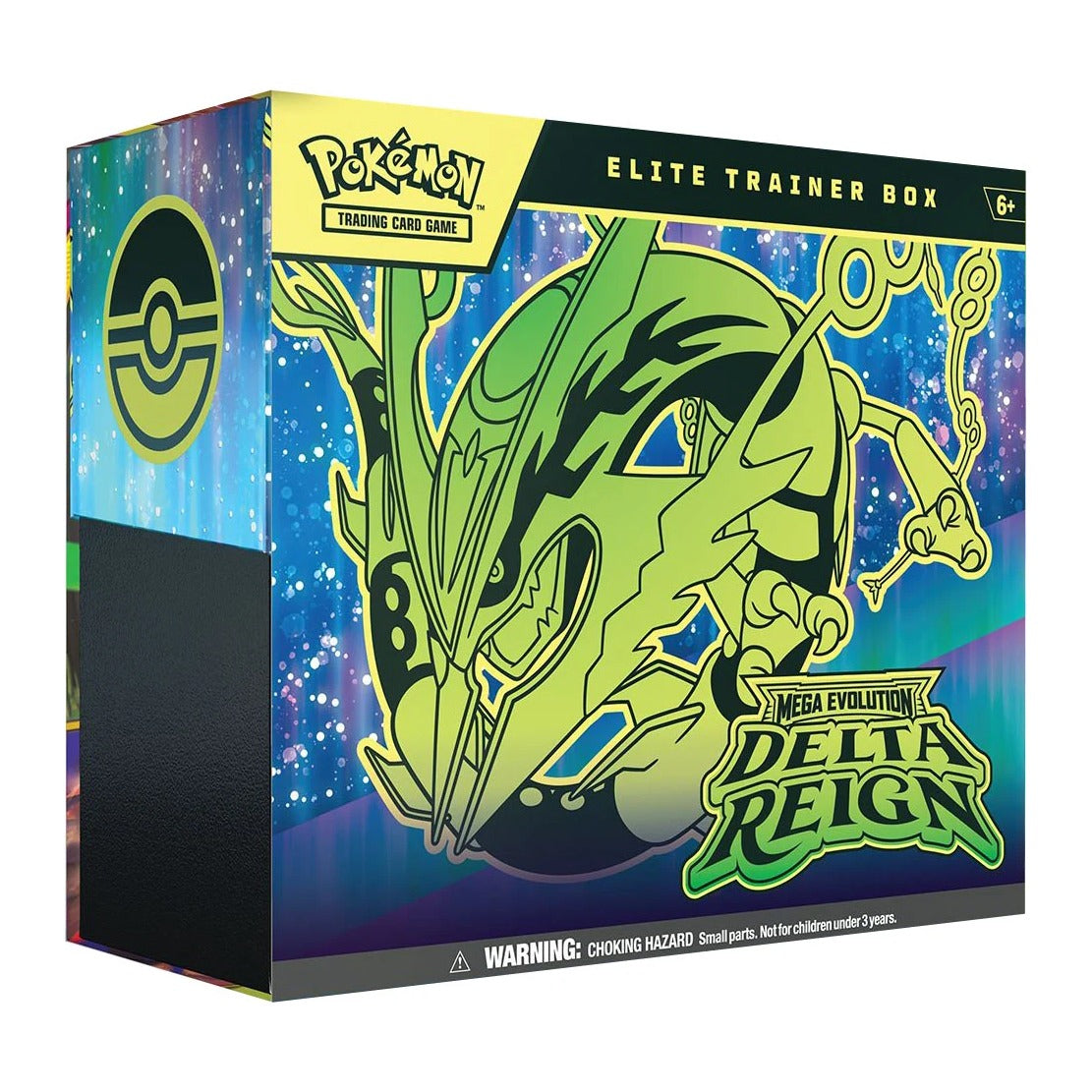 Pokemon TCG Mega Evolution Delta Reign Elite Trainer Box sealed, Mega Rayquaza ex cover art