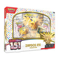 Pokemon TCG Scarlet & Violet 151 Zapdos ex Box sealed front with Zapdos ex promo card