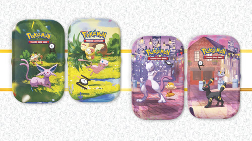 Pokemon TCG 30th Celebration Mini Tins official artwork range