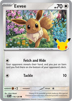 One of the 30 Pikachu rare cards from 30th Celebration, one in every booster pack