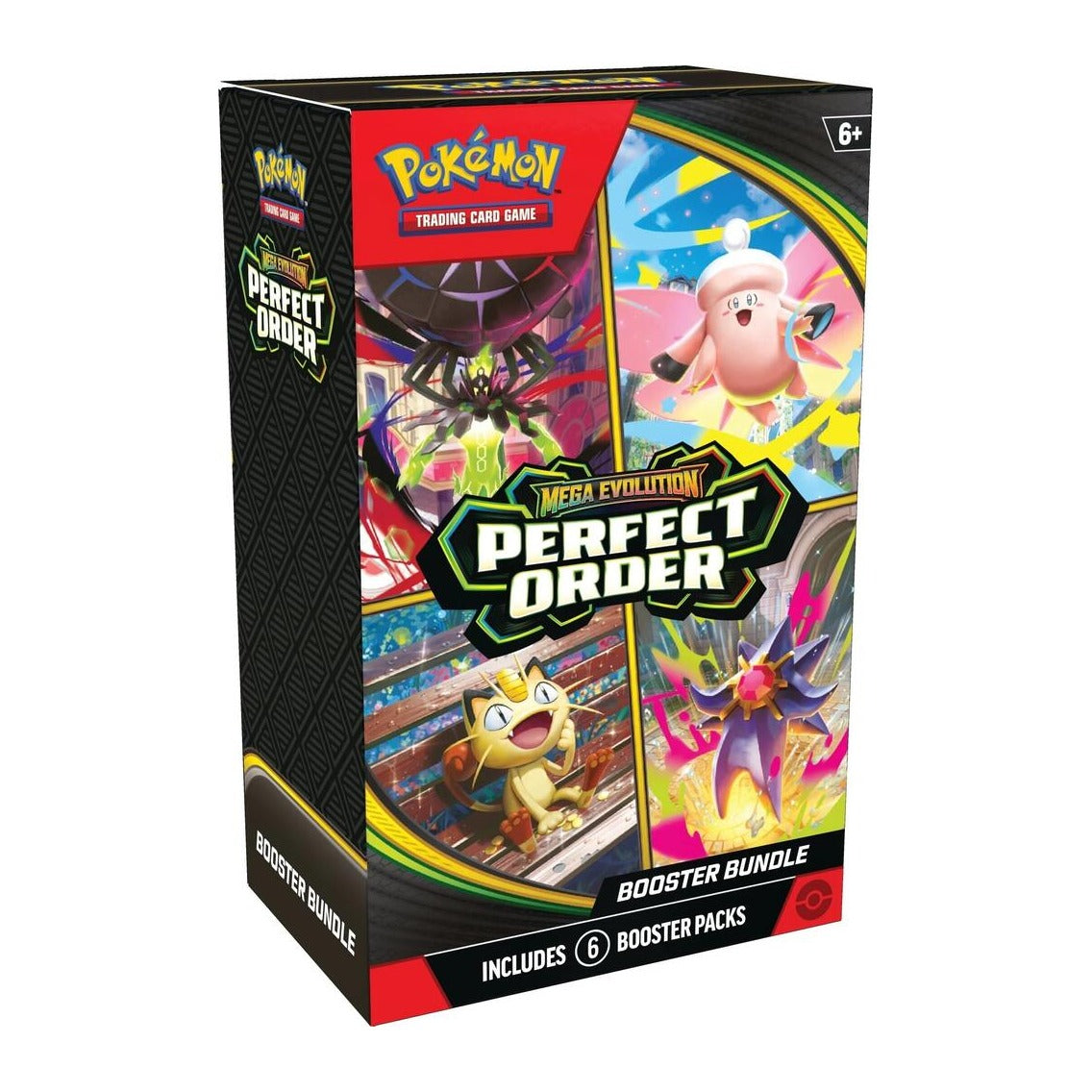 Pokemon TCG Perfect Order Booster Bundle box with 6 booster packs