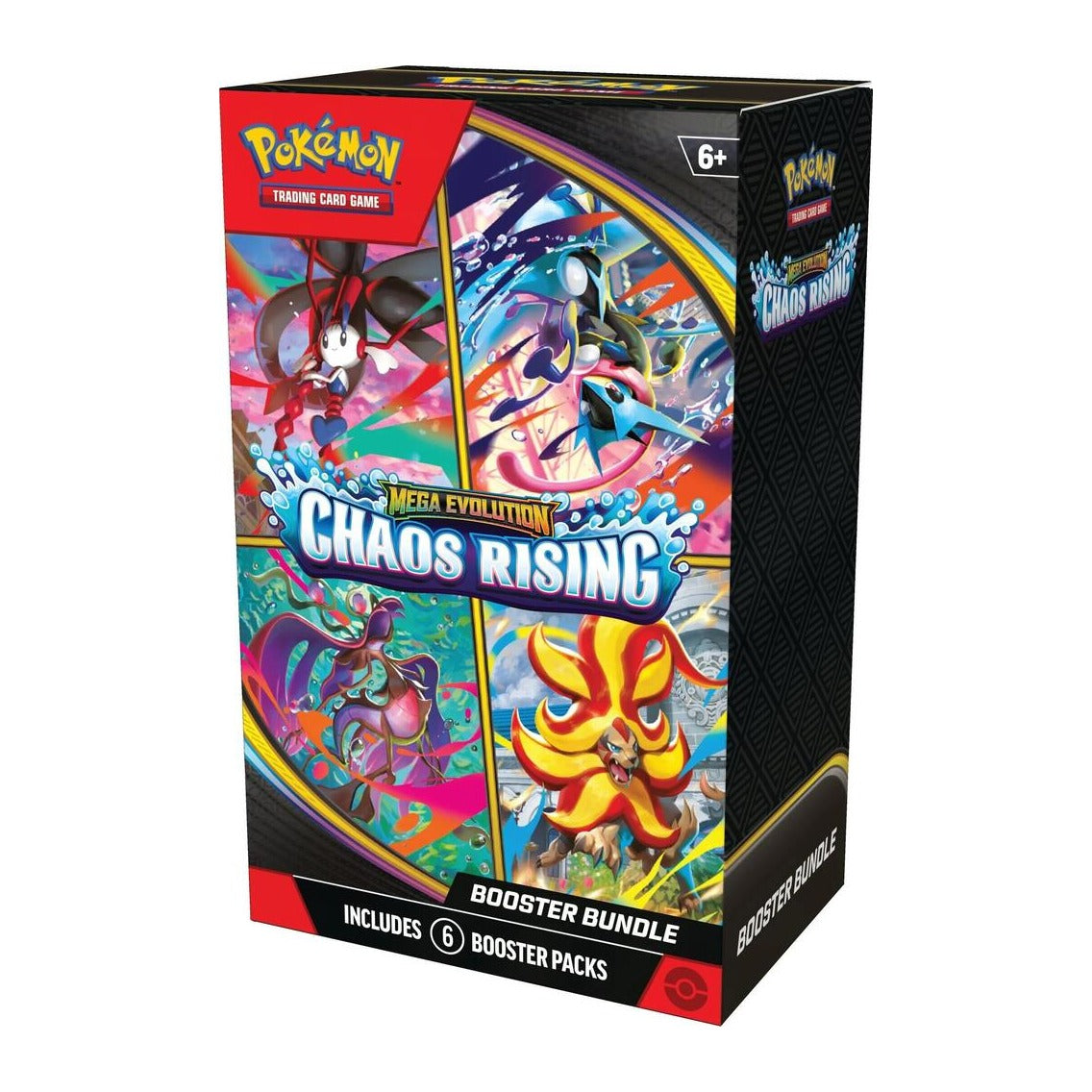 Pokemon TCG Chaos Rising Booster Bundle box with 6 booster packs