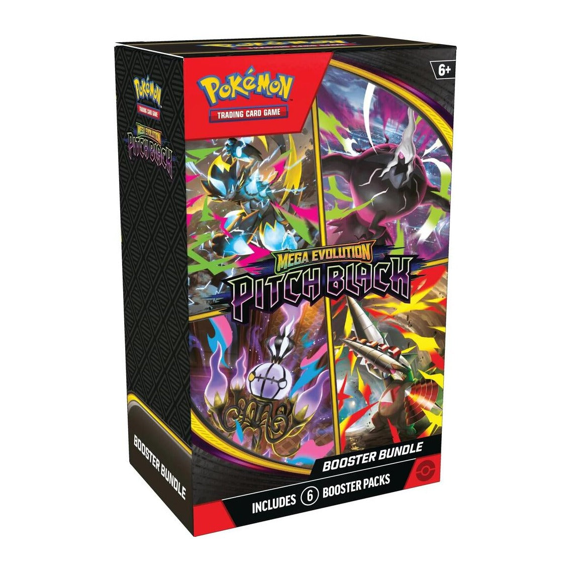 Pokemon TCG Pitch Black Booster Bundle box with 6 booster packs