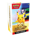 Pokemon TCG 30th Celebration Booster Bundle box with six booster packs, front view