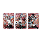 3rd Anniversary Set Leader cards: Ace OP13-002, Luffy OP13-001, Sabo OP13-004 alt art