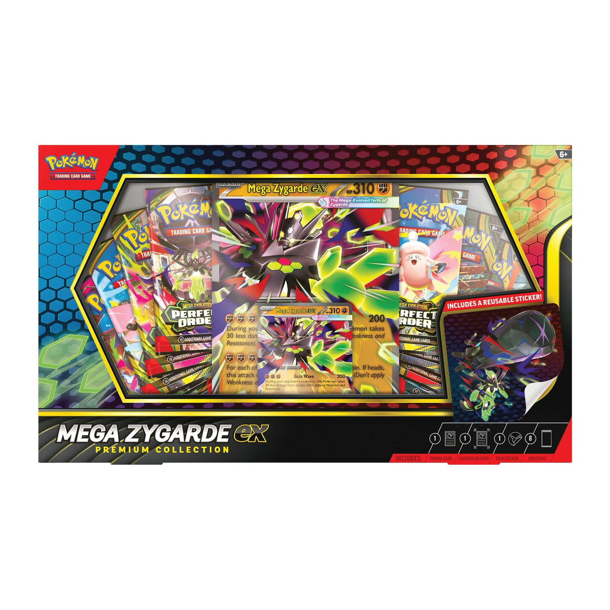 Pokemon TCG Mega Zygarde ex Premium Collection sealed box, front view