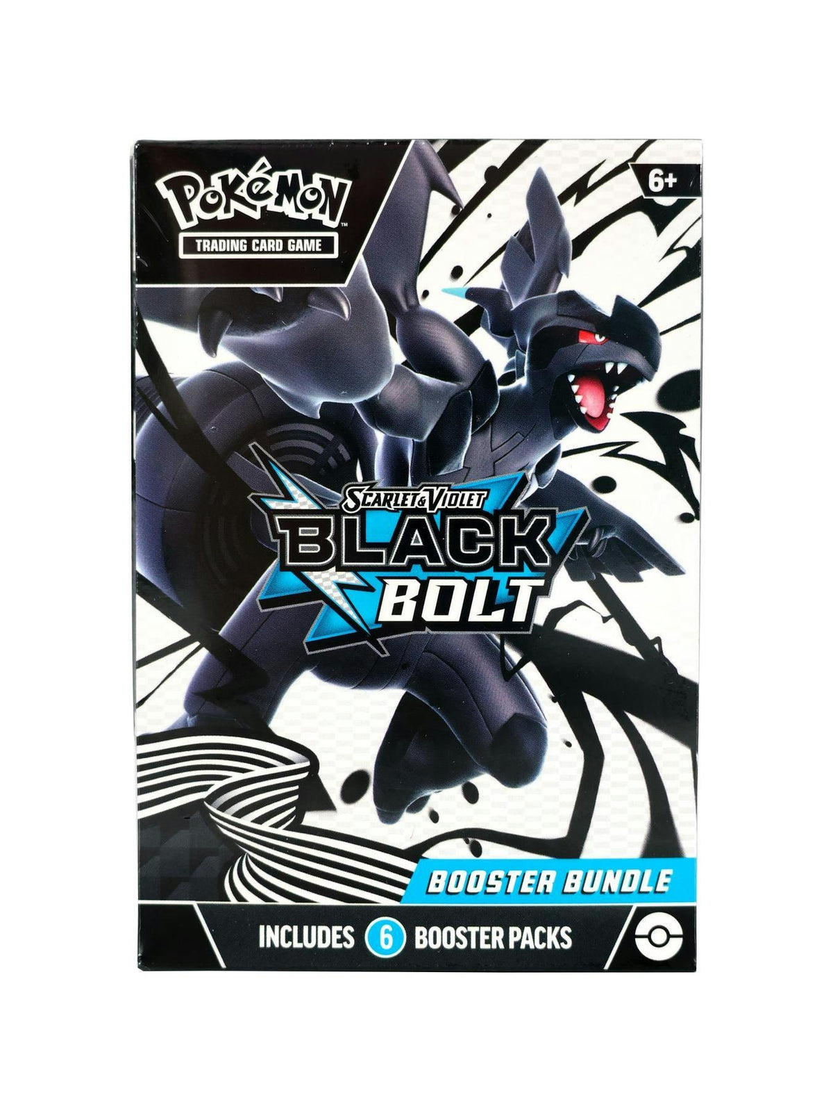 Black Bolt Booster Bundle front of box featuring Zekrom