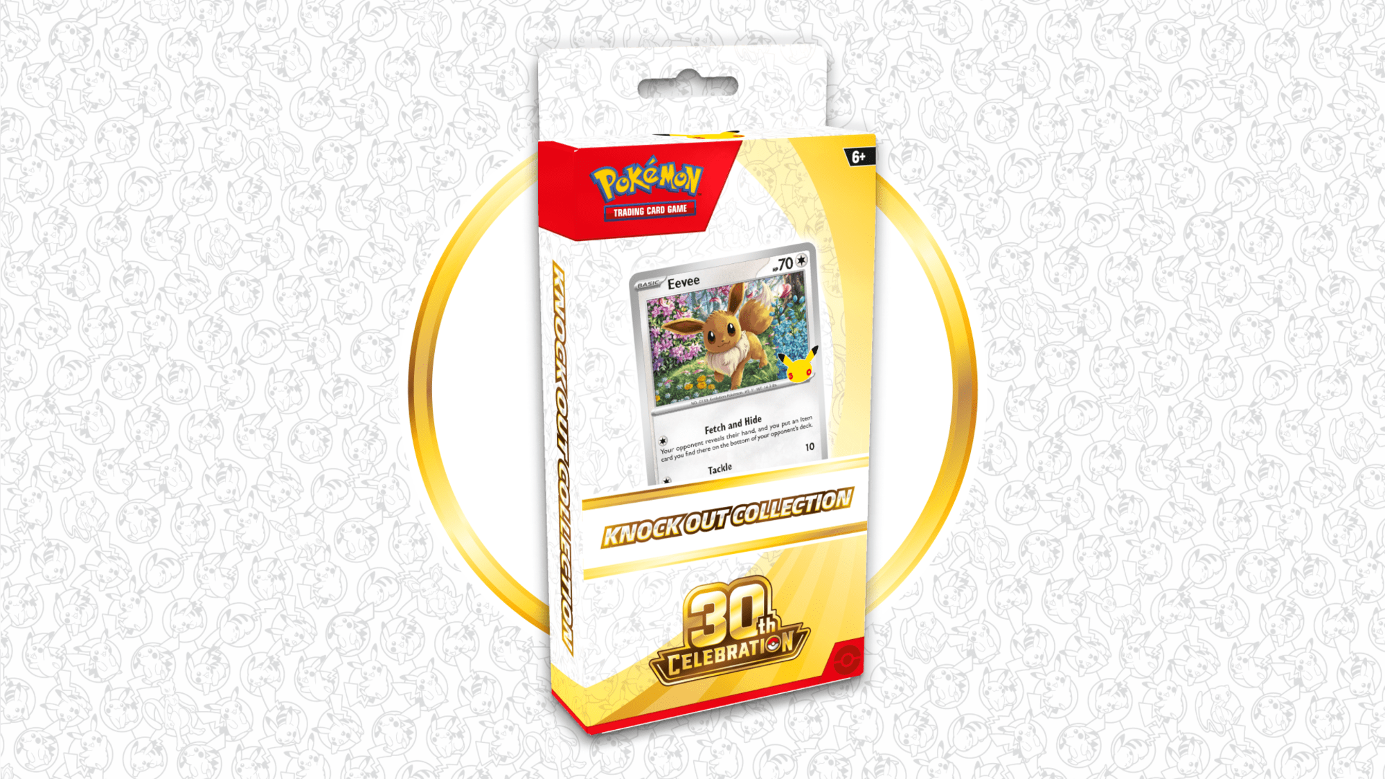 Official Pokemon TCG 30th Celebration Knock Out Collection product image, angled view