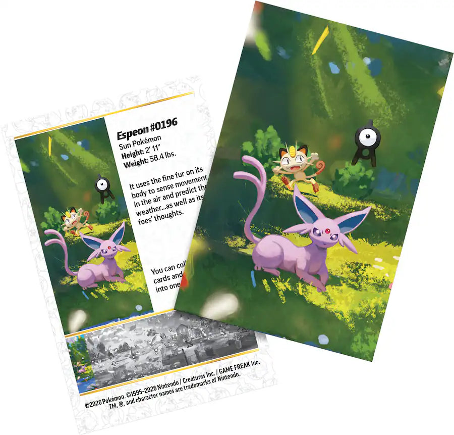 Pokemon TCG 30th Celebration Mini Tin Espeon art card