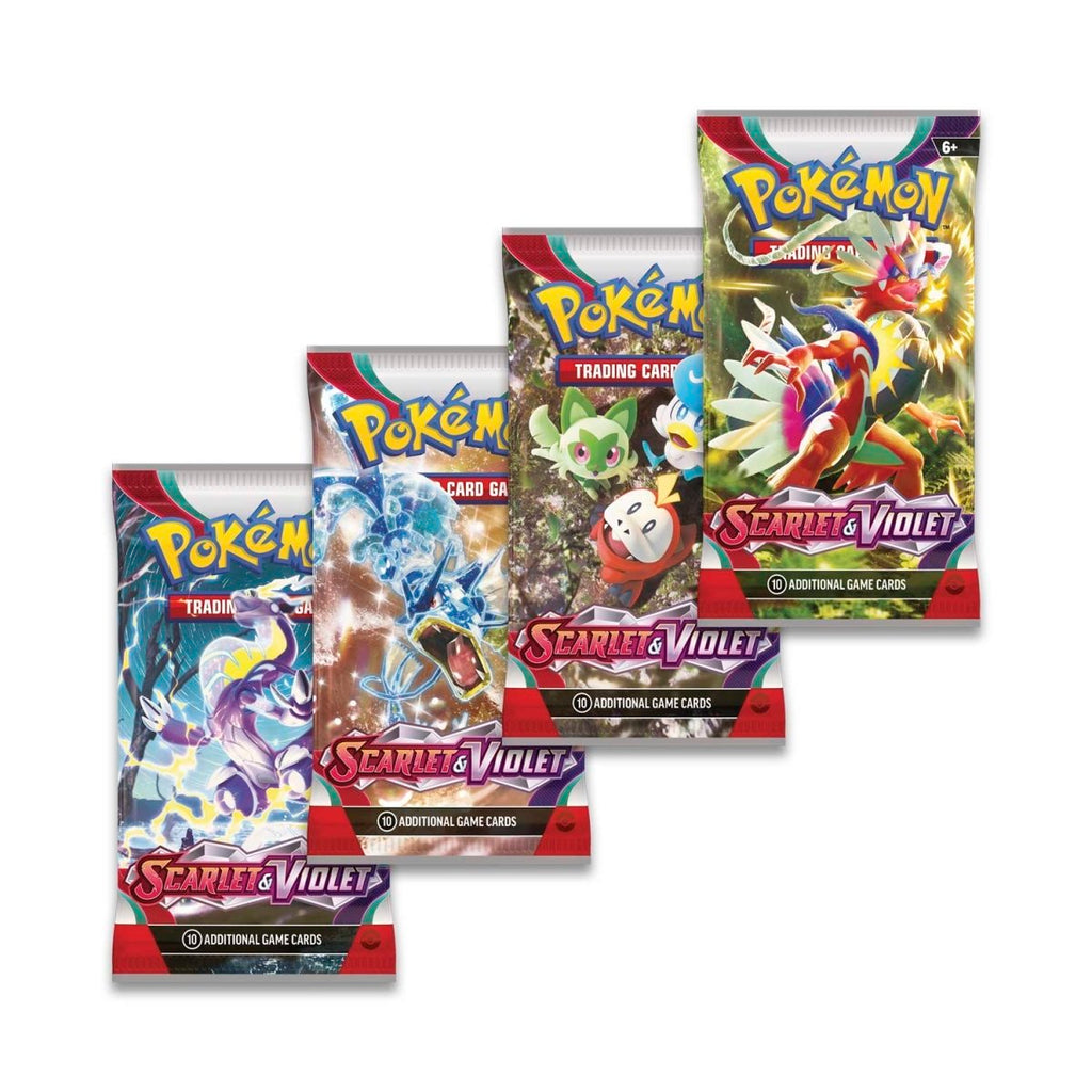 Scarlet & Violet booster pack artworks