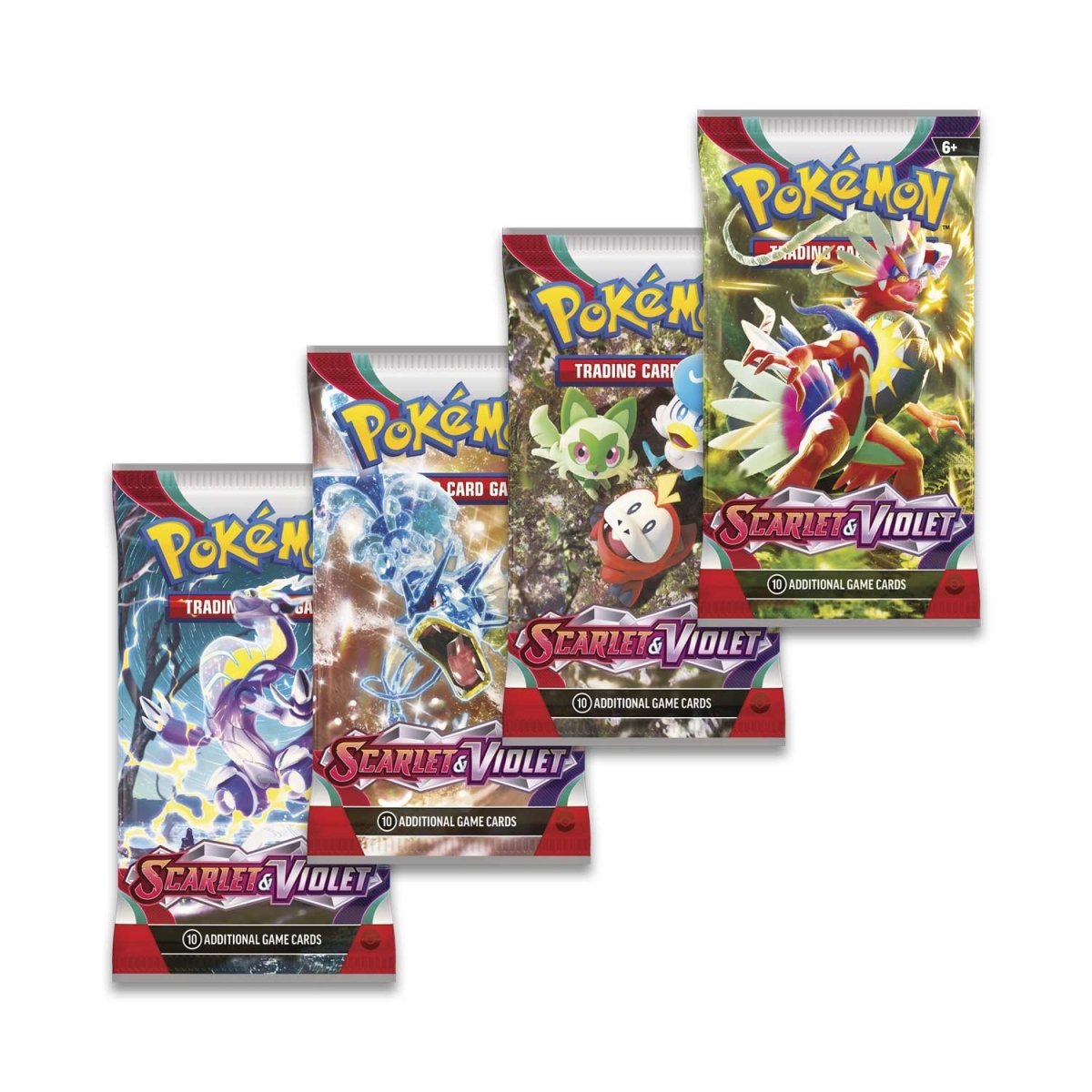 Scarlet & Violet booster pack artworks