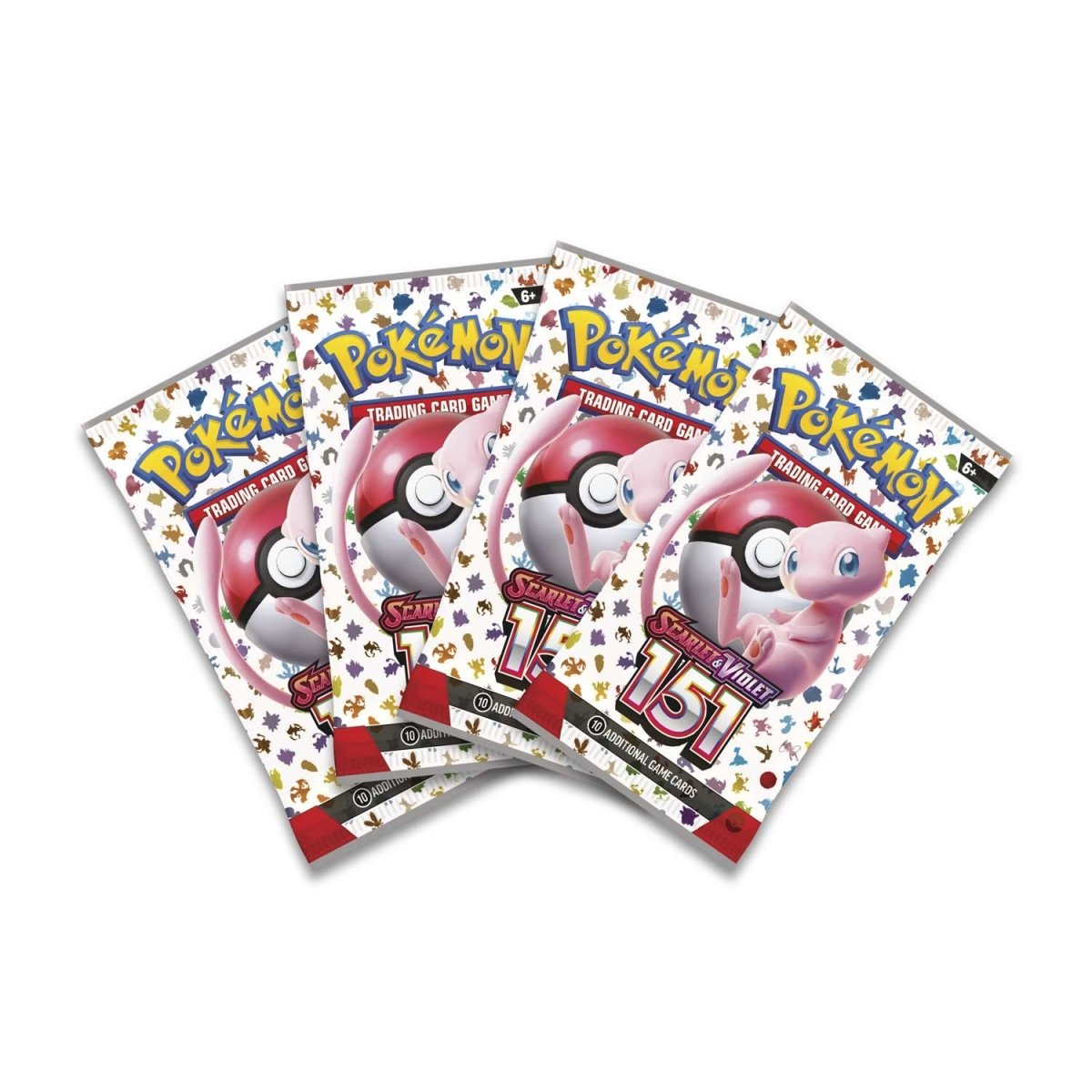 Four Pokemon TCG Scarlet & Violet 151 booster packs included in the Zapdos ex Box