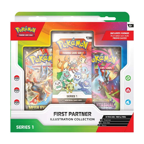 First Partner Illustration Collection Series 1 sealed box, front