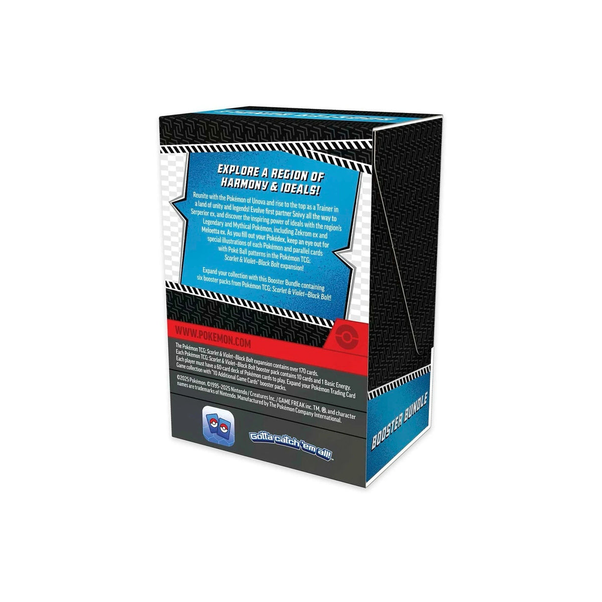 Black Bolt Booster Bundle back of box with set details