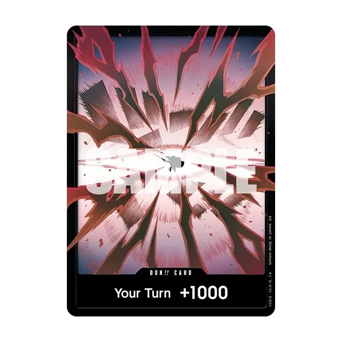 First of two DON!! card designs included in the One Piece DP-12 Double Pack