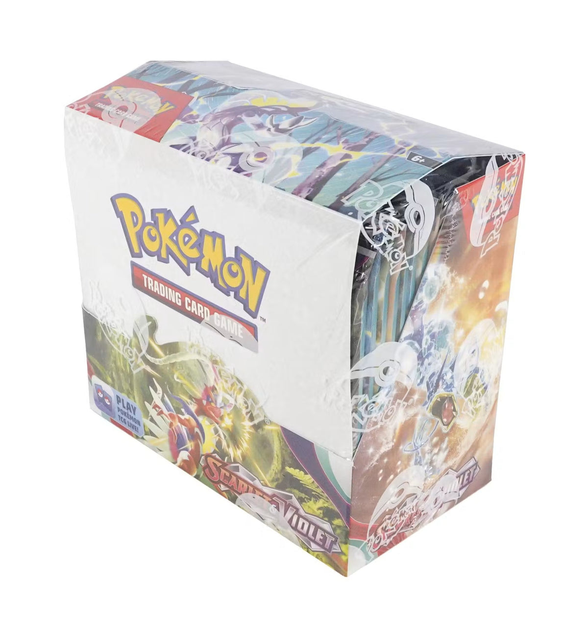 Scarlet & Violet Booster Box in original Pokemon factory shrink wrap