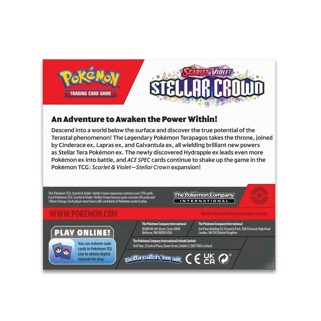 Stellar Crown Booster Box information panel