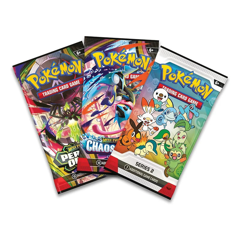 First Partner Illustration Collection Series 2 booster packs: Perfect Order, Chaos Rising and the Series 2 promo pack