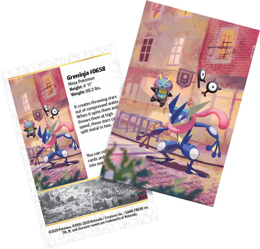 Pokemon TCG 30th Celebration Mini Tin Greninja art card