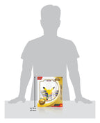30th Celebration Binder Collection box size, 32.4cm tall, shown against an adult silhouette