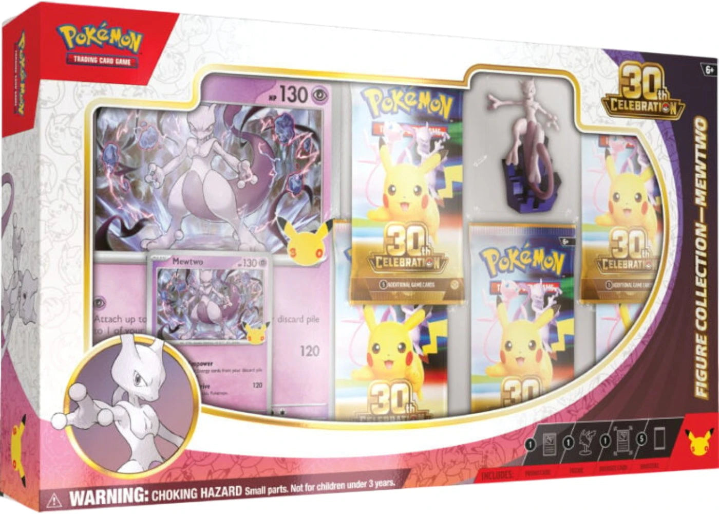 Pokemon TCG 30th Celebration Mewtwo Figure Collection sealed box