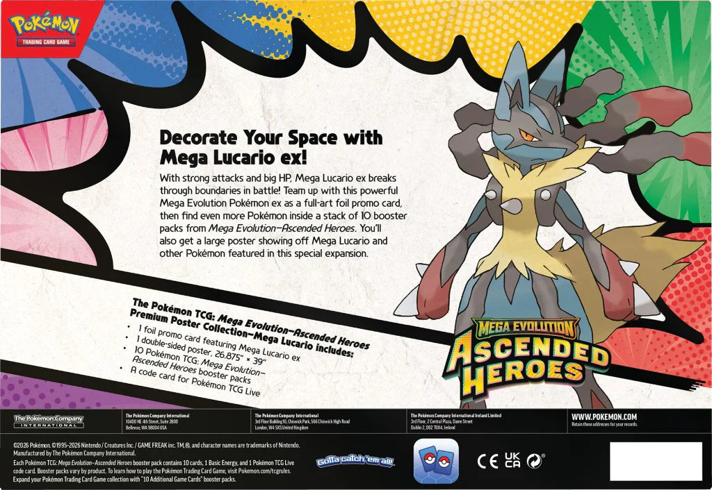 Pokemon TCG Ascended Heroes Premium Poster Collection - Image 2