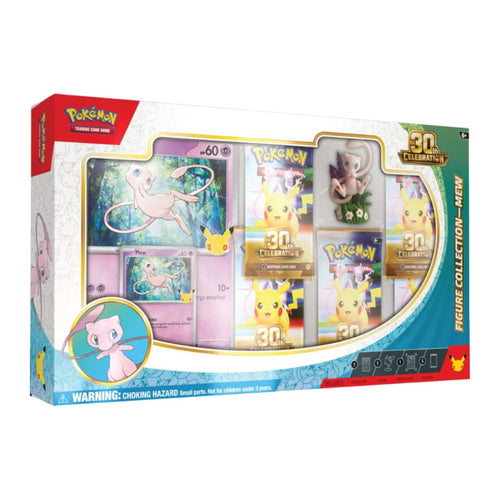 Pokemon TCG 30th Celebration Mew Figure Collection sealed box