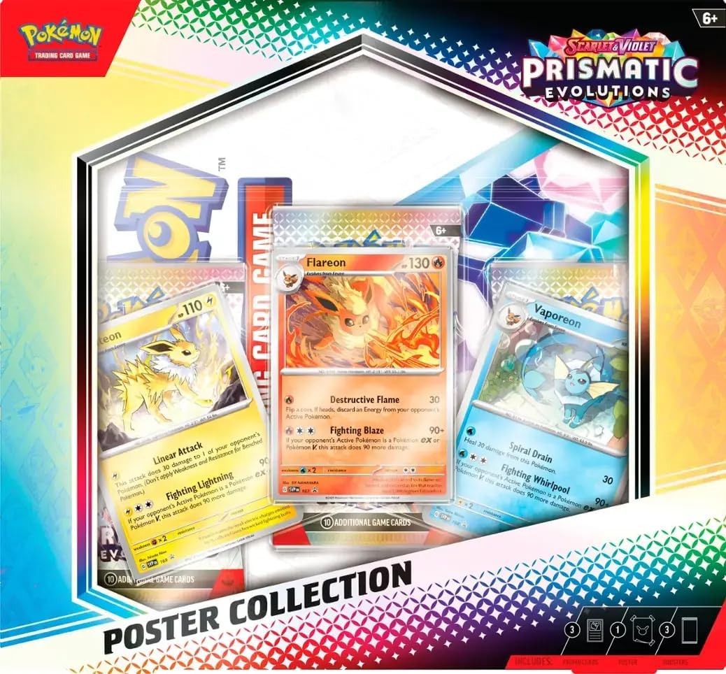 Pokemon TCG Prismatic Evolutions Poster Collection - Image 2