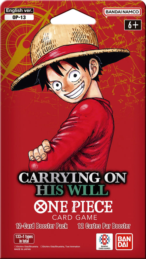 Carrying On His Will OP-13 Booster Pack | One Piece Card Game