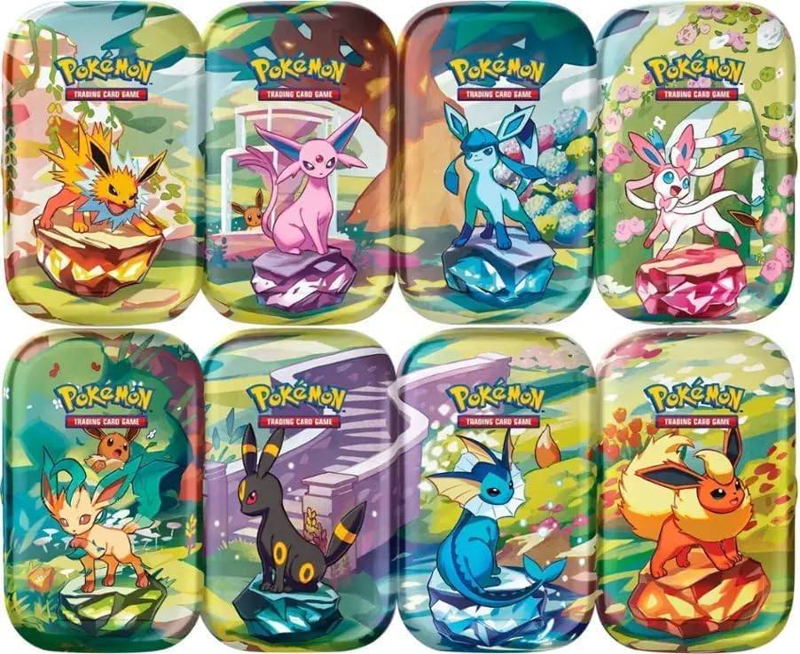 Pokemon TCG Prismatic Evolutions Mini Tin random artwork selection