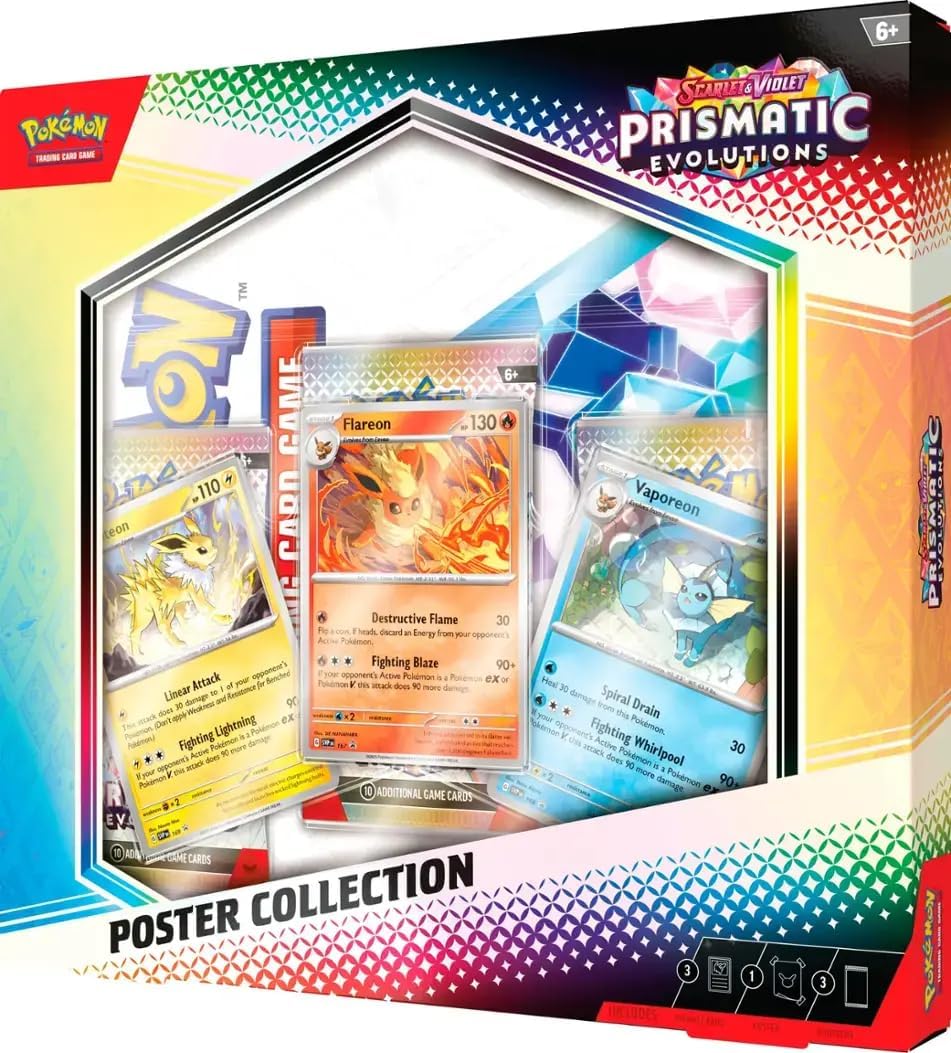 Pokemon TCG Prismatic Evolutions Poster Collection - Image 3