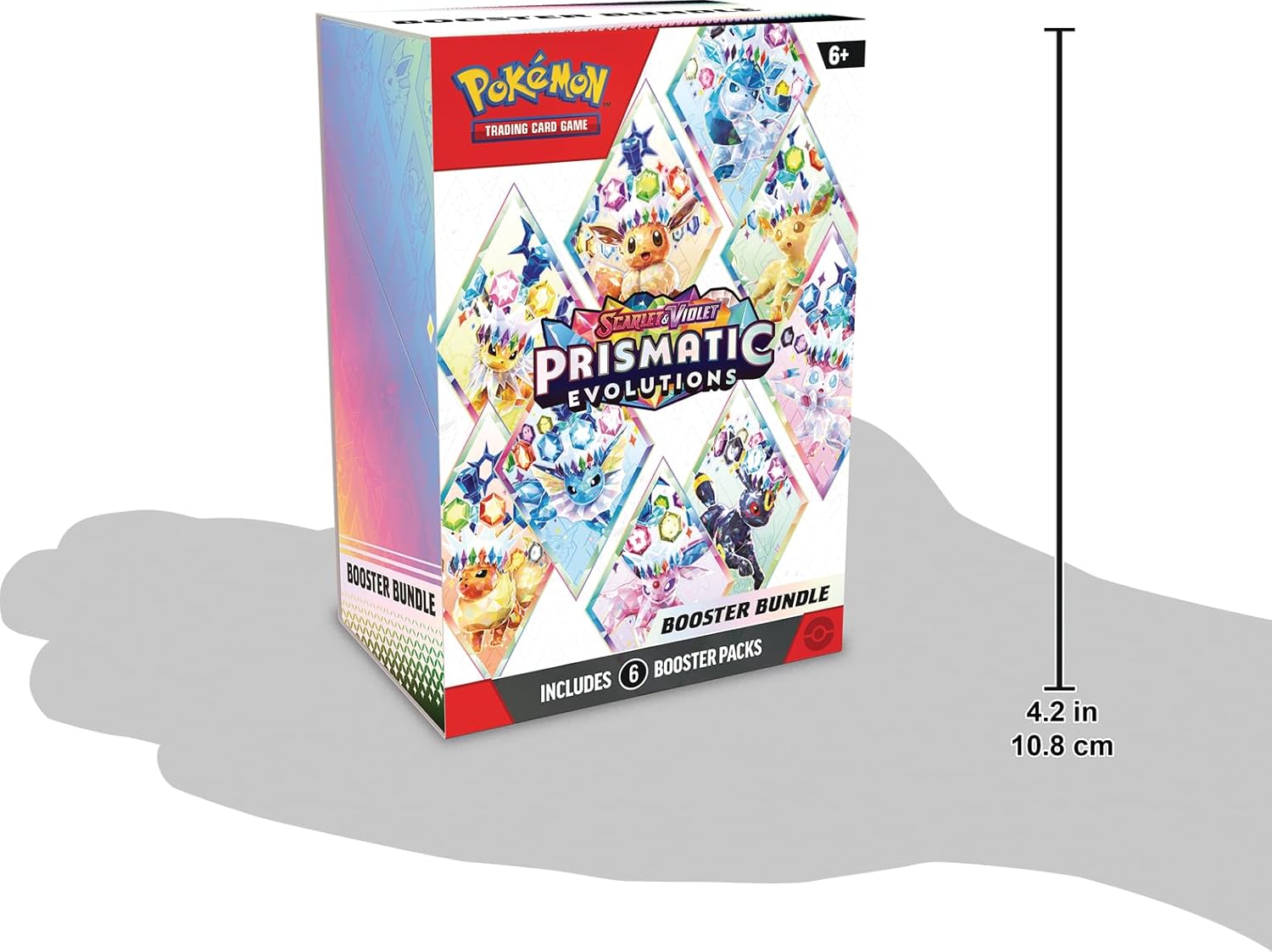 Pokemon TCG Prismatic Evolutions Booster Bundle (6 Packs) - Image 8