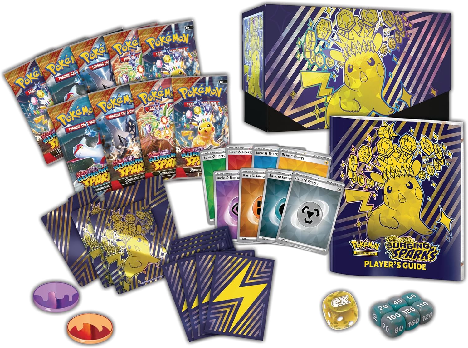 Pokemon TCG Surging Sparks Elite Trainer Box - Image 4