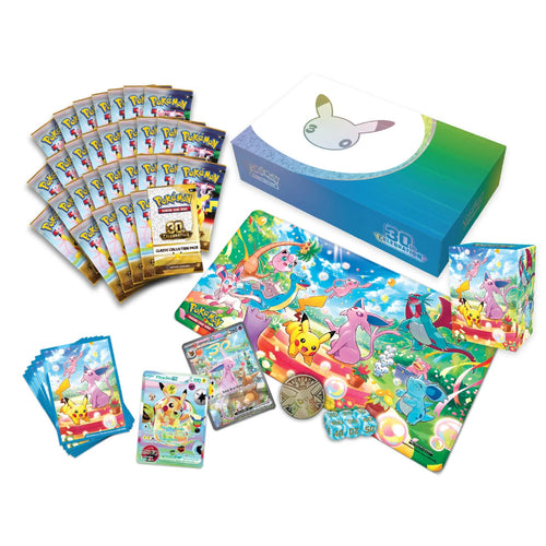 Pokemon TCG 30th Celebration Day Ultra-Premium Collection contents layout