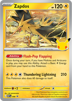 Pokemon TCG 30th Celebration Moltres promo card