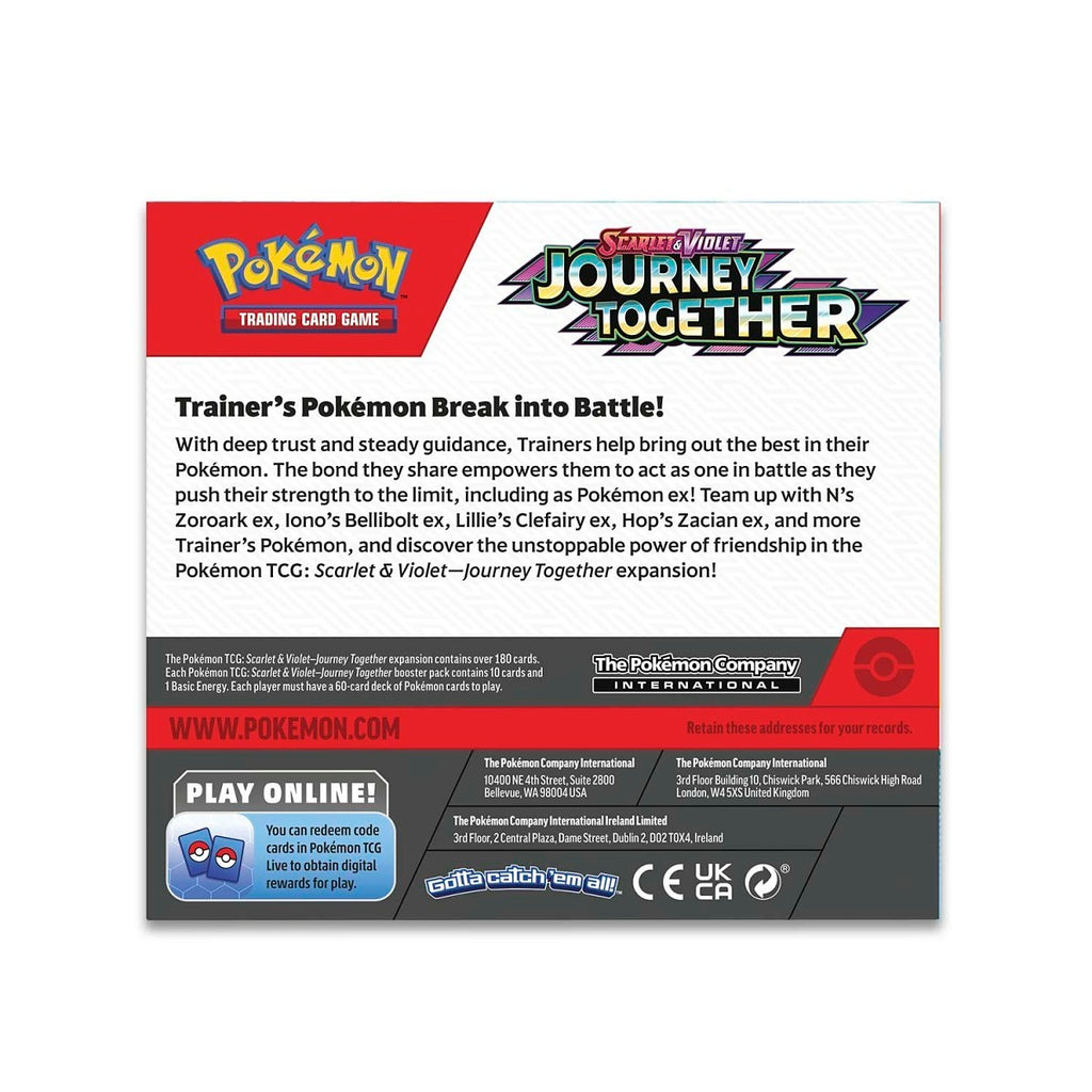 Pokemon TCG Journey Together Enhanced Booster Box sealed Scarlet and Violet booster box