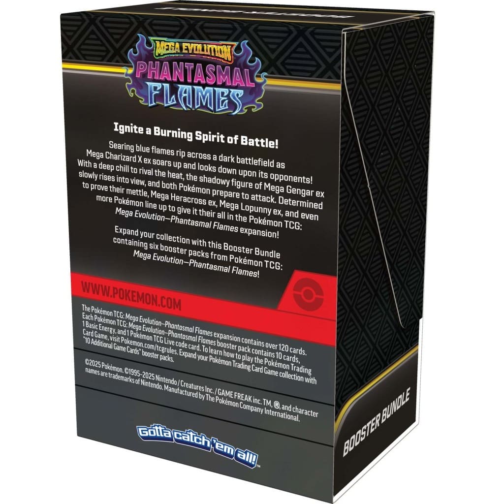 Pokemon TCG Phantasmal Flames Booster Bundle (6 Packs)