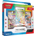 Pokemon TCG First Partner Illustration Collection Series 3 box front angled packshot