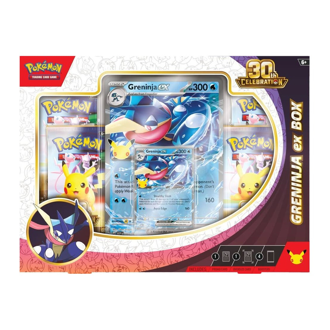 Pokemon TCG 30th Celebration Greninja ex Box - Greninja ex variant