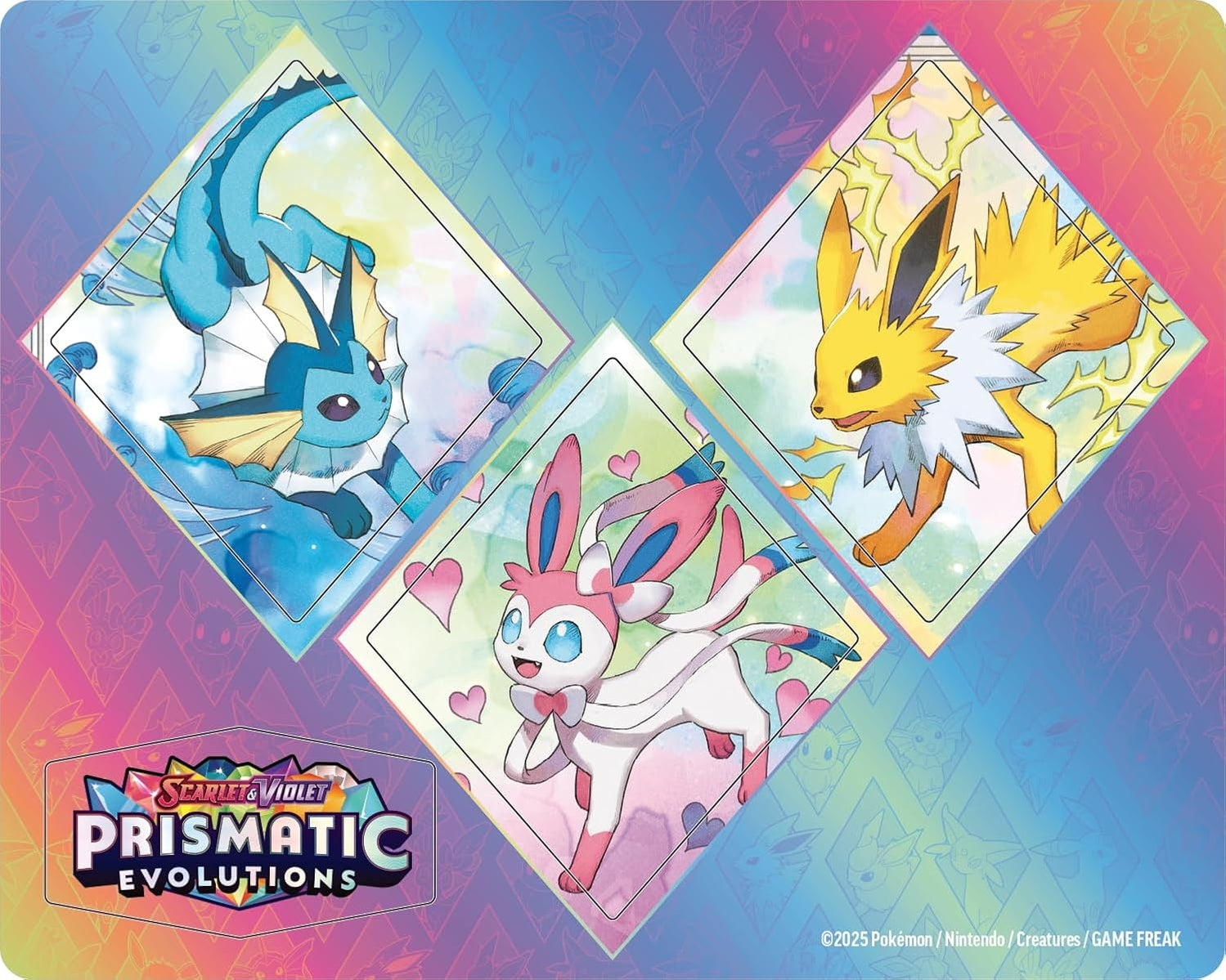 Pokemon TCG Prismatic Evolutions Sylveon Tech Sticker Sheet