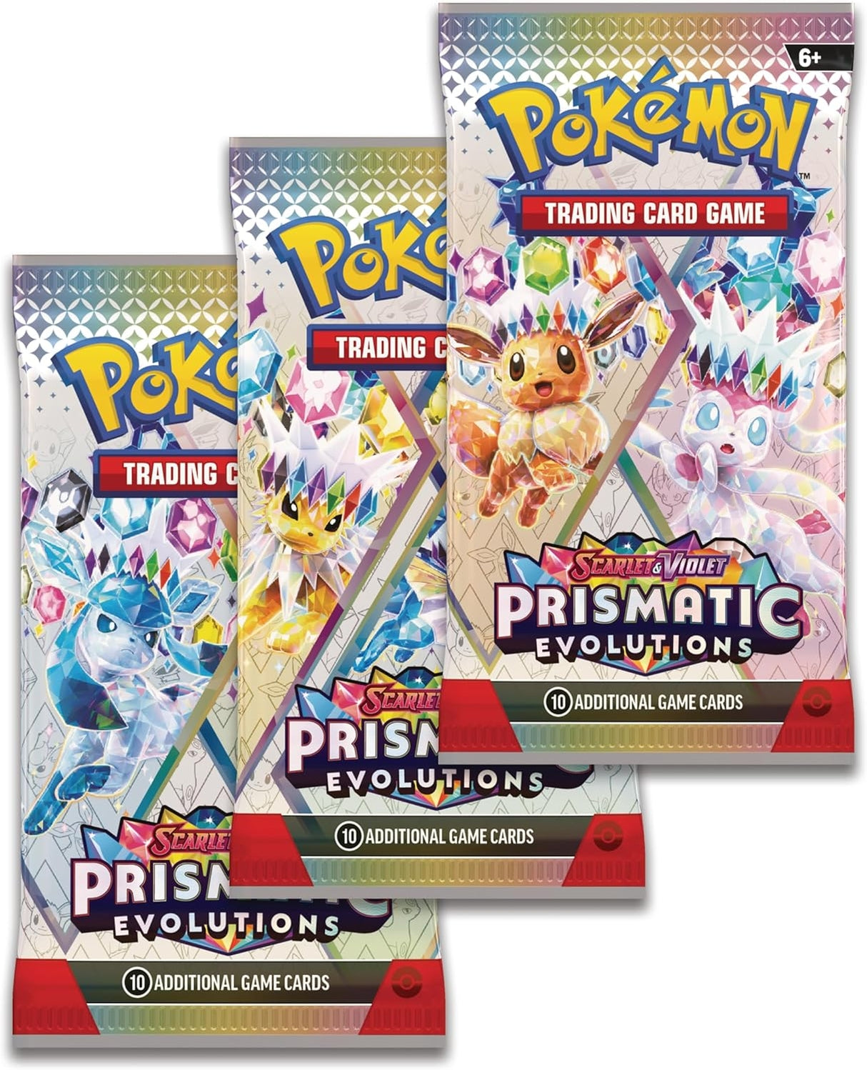 Pokemon TCG Prismatic Evolutions Sylveon Booster Packs