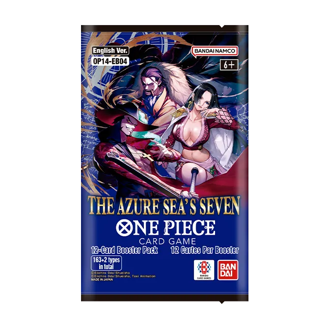 Official One Piece Card Game OP-14 The Azure Sea's Seven booster pack