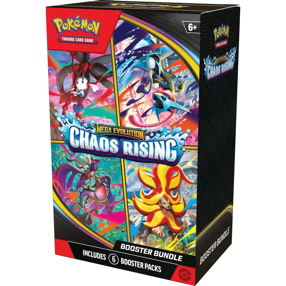 Pokemon TCG Mega Evolution Chaos Rising booster bundle (6 packs) — Australian pre-order